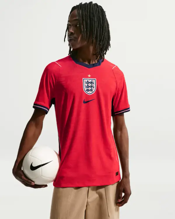 England 2026 Match Home Men's Nike Aero-FIT Soccer Authentic Jersey