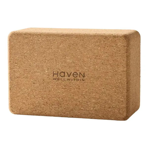 B, Halfmoon x Haven Well Within Cork Yoga Block