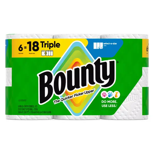 Select-A-Size Paper Towels - 6 Triple Rolls