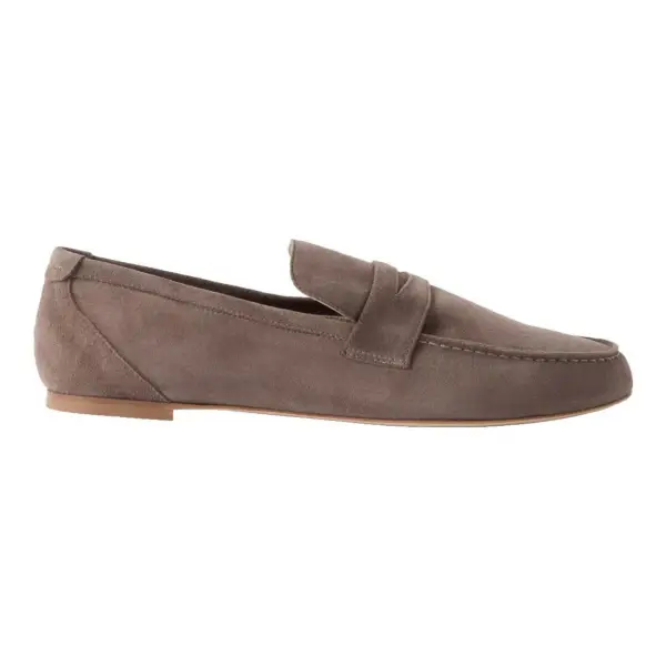 Suede Penny Loafers