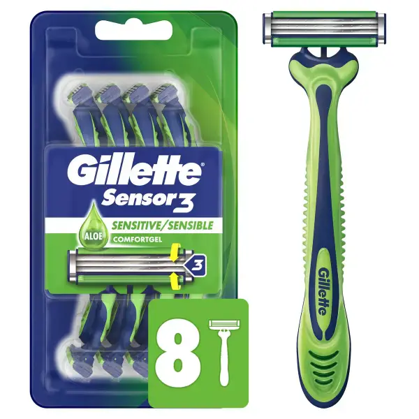 Sensor3 Sensitive Men's Disposable Razor