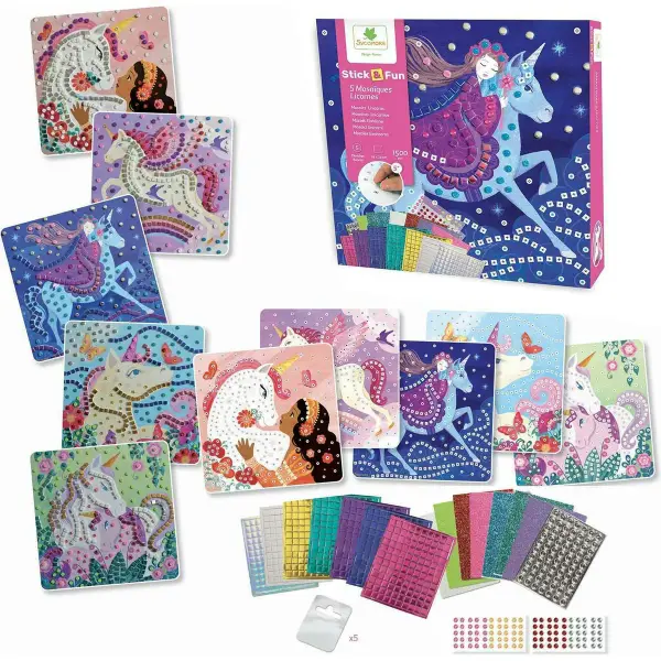 Stick'N Fun - Mosaics Unicorns - 5y+