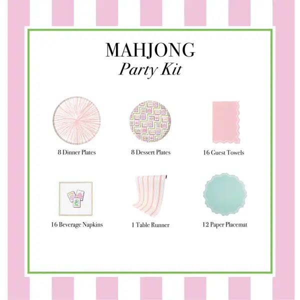 Mahjong Game Night Party Kit