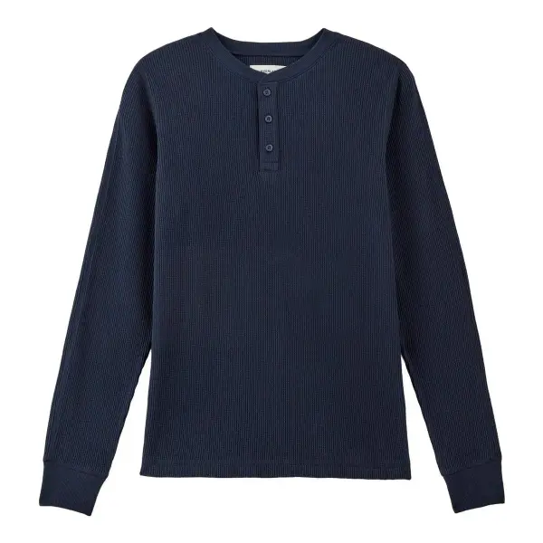 The Waffle Long-Sleeve Henley
