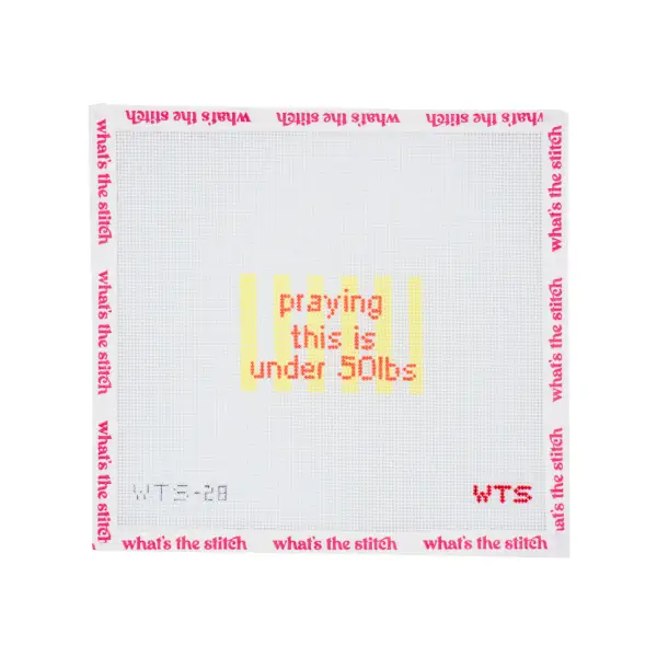 Praying This Is Under 50lbs Luggage Tag