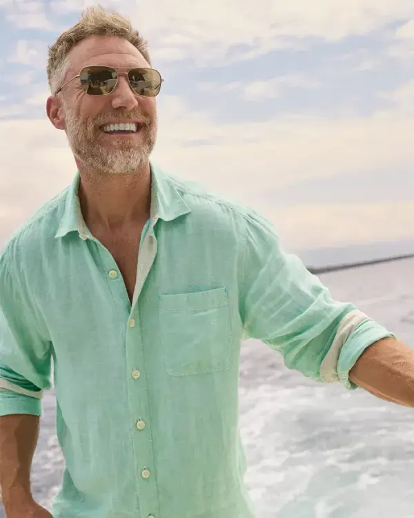 Paradise Breezer Linen Long-Sleeve Shirt