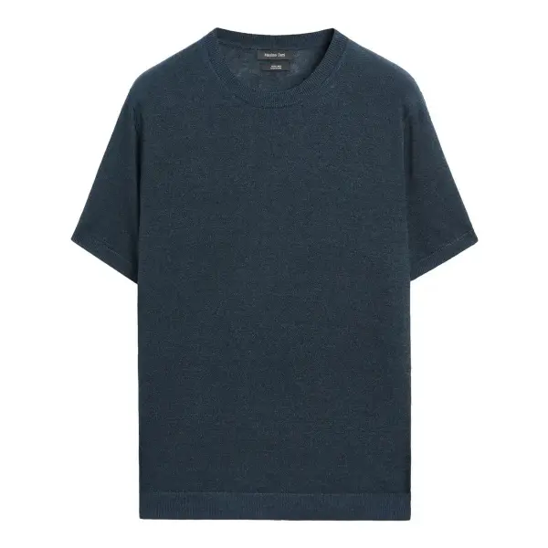 Lightweight 100% Linen Knit T-Shirt