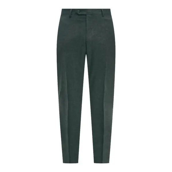 Classic Fit Wool Flannel Dress Pants
