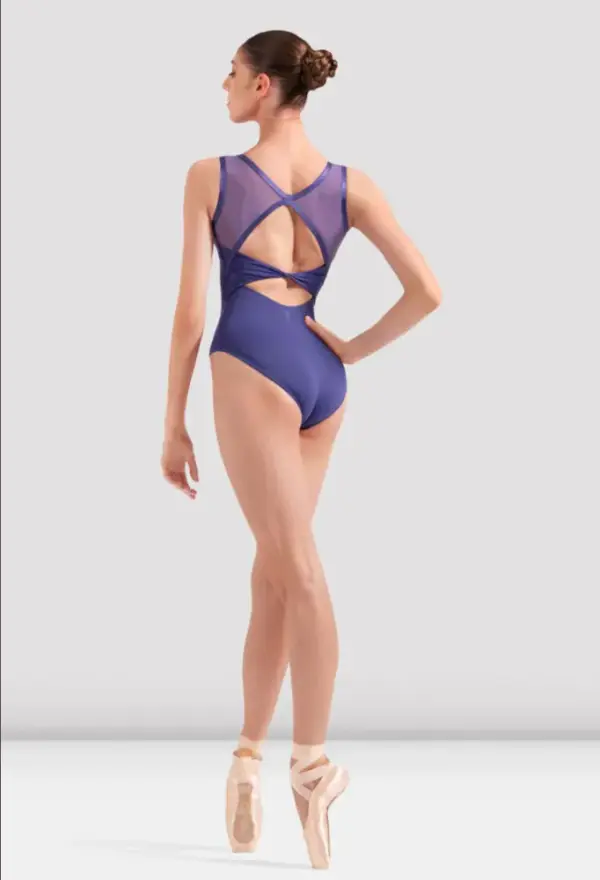 Ladies Arabesque Boat Neck Leotard