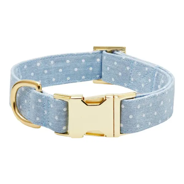 Chambray Dog Collar