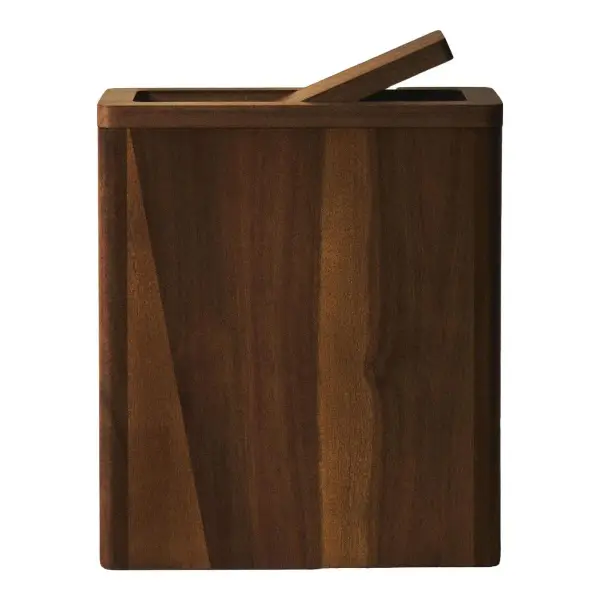 Wooden Bathroom Bin with Interior Frame