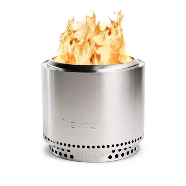 Solo Stove Bonfire 2.0 with Stand, Smokeless Fire Pit | Wood Burning Fireplaces W/ Removable Ash Pan, Portable Outdoor Firepit - for Camping, Stainless Steel, H: 16.75 in x Dia: 19.5 in, 25.1 lbs - Walmart.com