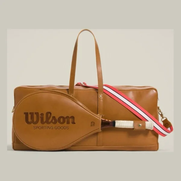 Showman Leather Tennis Bag