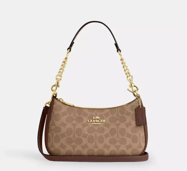 Teri Shoulder Bag In Signature Canvas