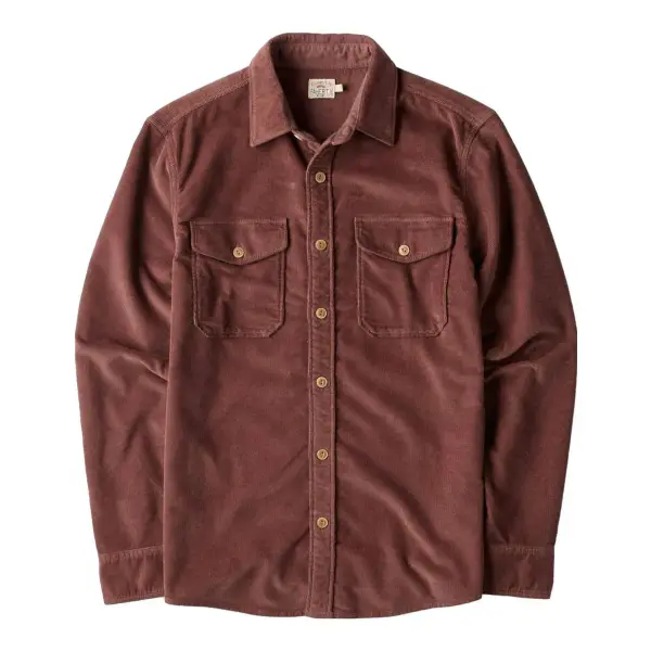 Stretch Terry Corduroy Workshirt