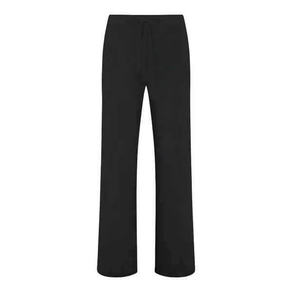 Cotton Jersey Straight Leg Pants