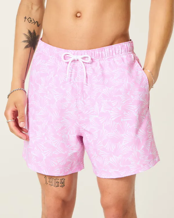 Mid-Thigh Swim Trunks