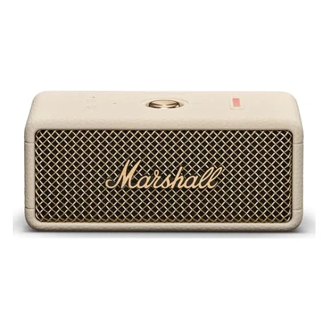Marshall Emberton III Portable Bluetooth Speaker - Rugged Waterproof IP67 Design | Loud Stereo Sound, Deep Bass with 32+ Hr Playtime | Compact and Wireless for Travel and Outdoors - Cream