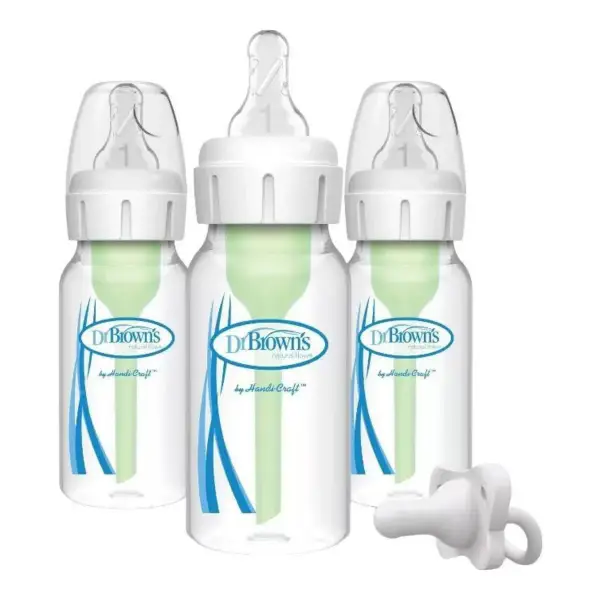 4oz Anti-Colic Options+ Narrow Baby Bottle with Level 1 Slow Flow Nipple
