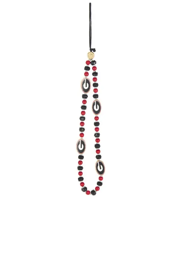 BaubleBar University Of Georgia Beaded Phone Charm in Multi | REVOLVE