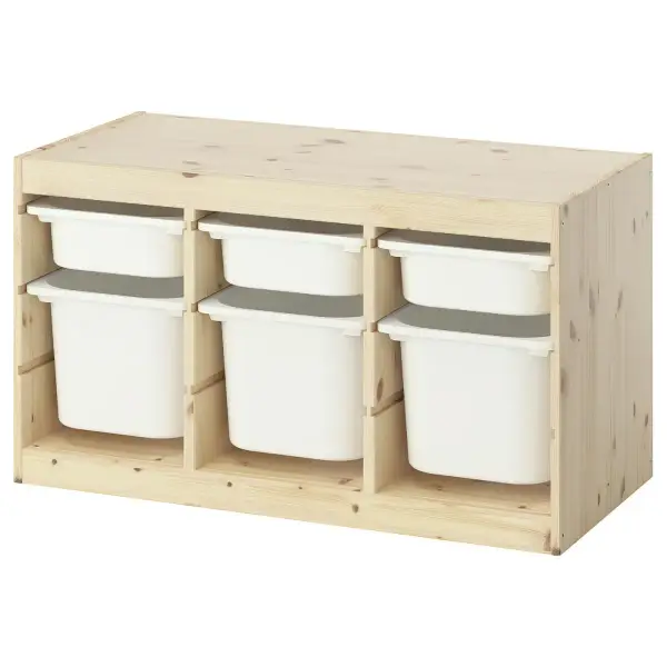 Trofast Storage Combination with Boxes