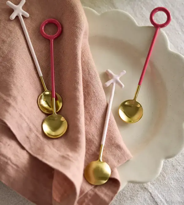 XOXO Spoons, Set of 4