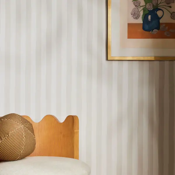 Painterly Stripe Wallpaper