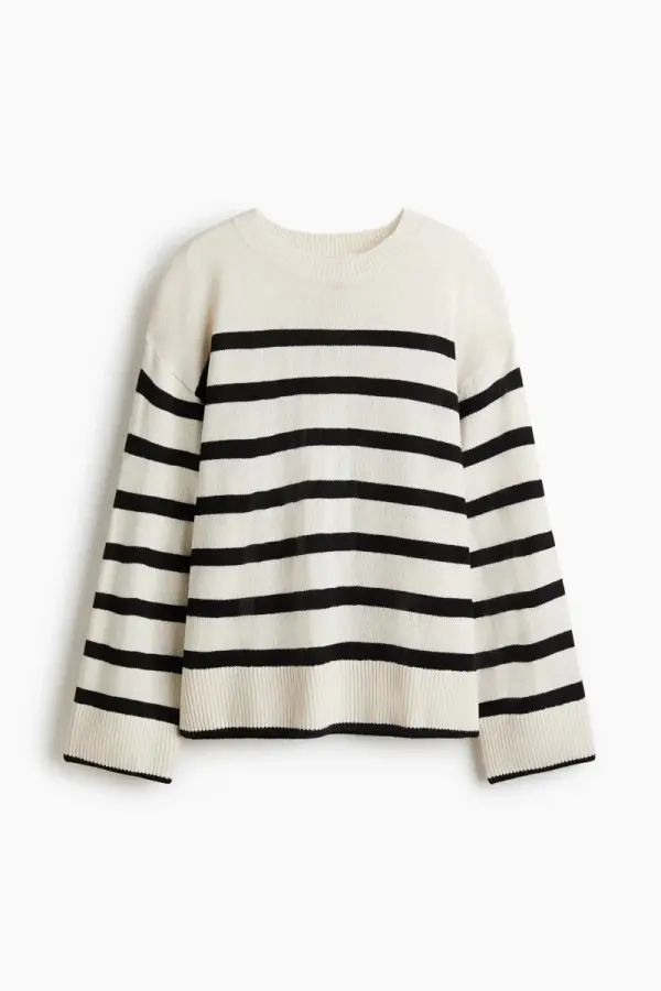 Ribbed Knitted Jumper