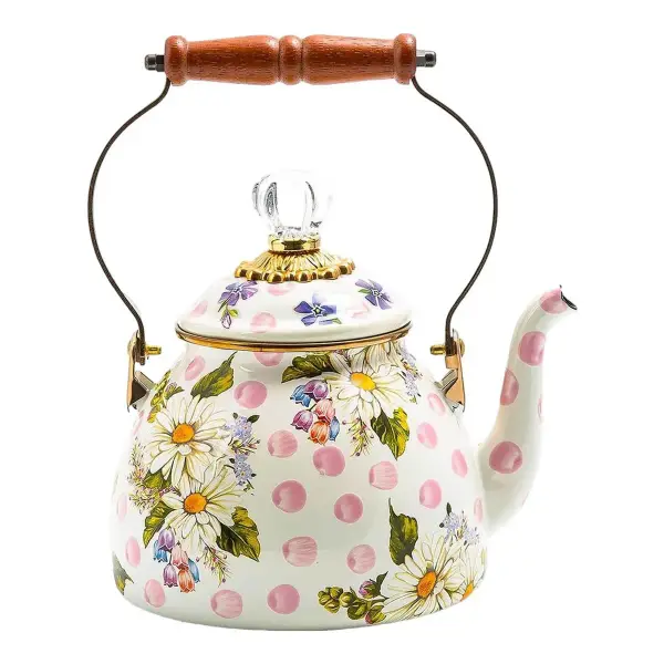 Enamel Tea Kettle - 2 Quart