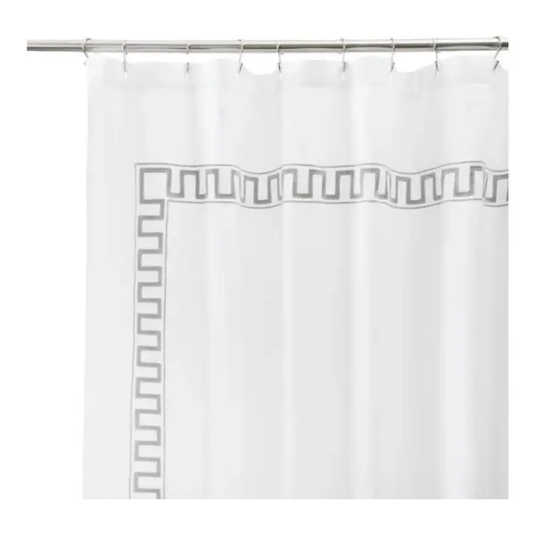Greek Key Shower Curtain