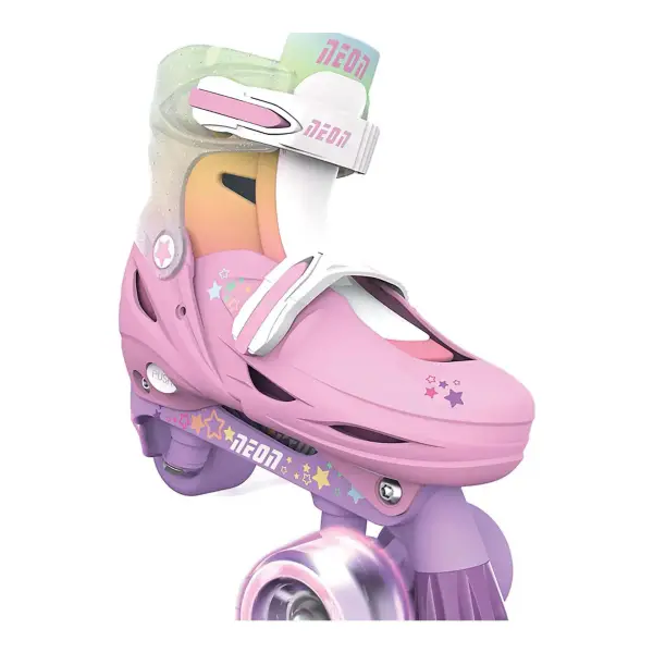 Combo Inline and Quad Adjustable Light-Up Skates