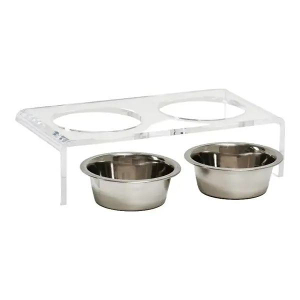 Hiddin Lucite Pet Feeder