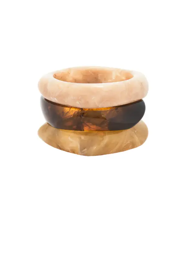 Epifene Resin Bangles Set Of 3 in Multi | REVOLVE