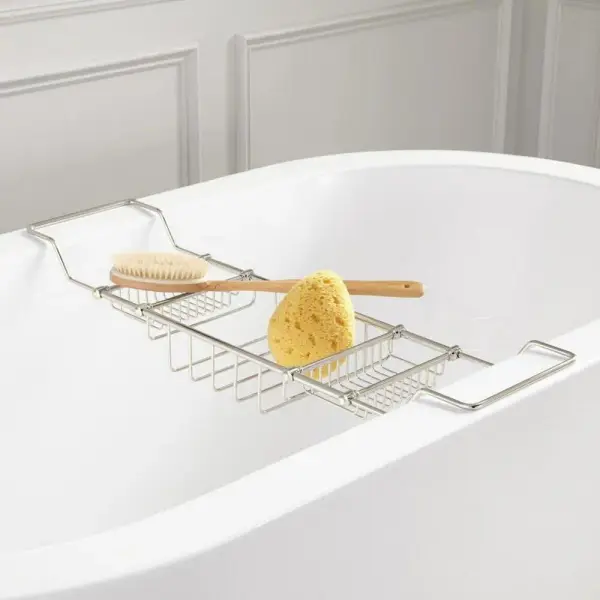 Signature Hardware Nottingham Brass Tub Caddy & Reviews | Wayfair