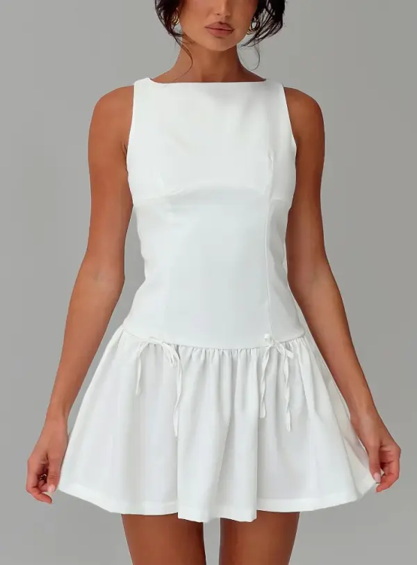 Milienne Mini Dress White