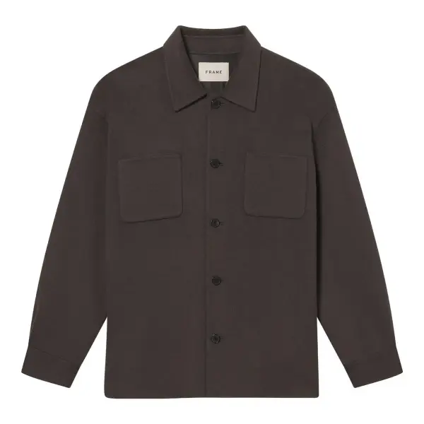 Double Face Wool Trucker Jacket