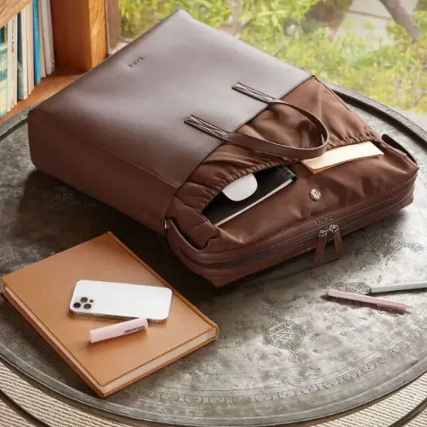 Haven 16" Laptop Tote Bag - TOFFEE