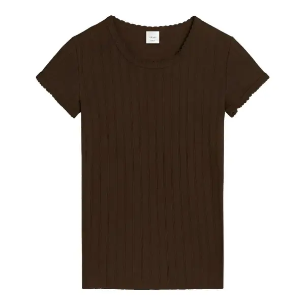 Pointelle Slim Fit Tee