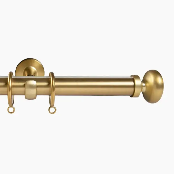 Arno Single Decorative Curtain Rod with Rings