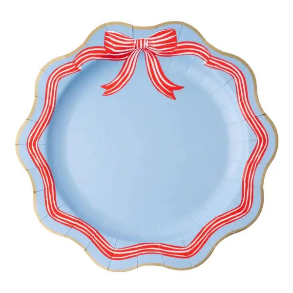 Elegant Bow Dinner Plates