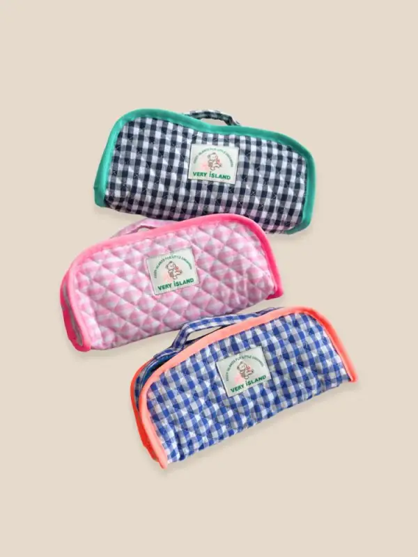 Popping Check Pencil Case