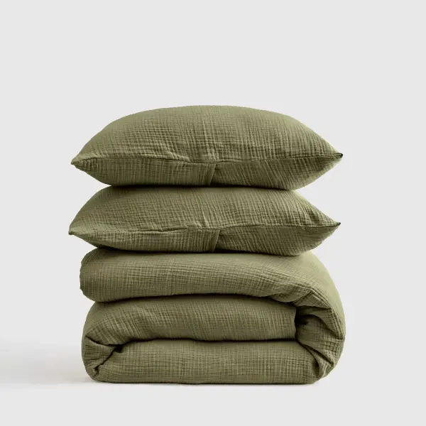 Organic Airy Gauze Duvet Cover Set