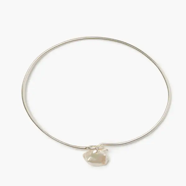 Keshi Anklet White Pearl