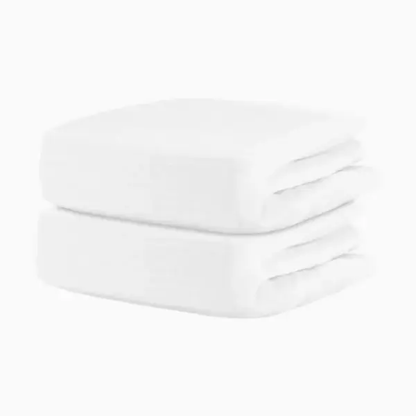 Newton Baby 2-Pack Organic Cotton Breathable Crib Sheets - Solid White 2 Pack