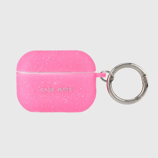 Gelli Pink Sparkle Airpods Pro 1 2