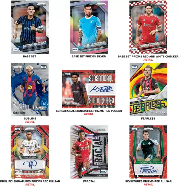 2025-26 Panini PRIZM FIFA Retail Box