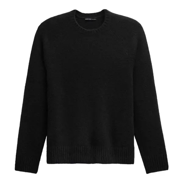 Lightweight Textured Cashmere Crew