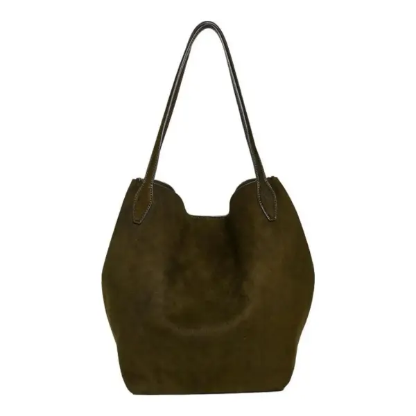 Suede Soft Grain Shopper