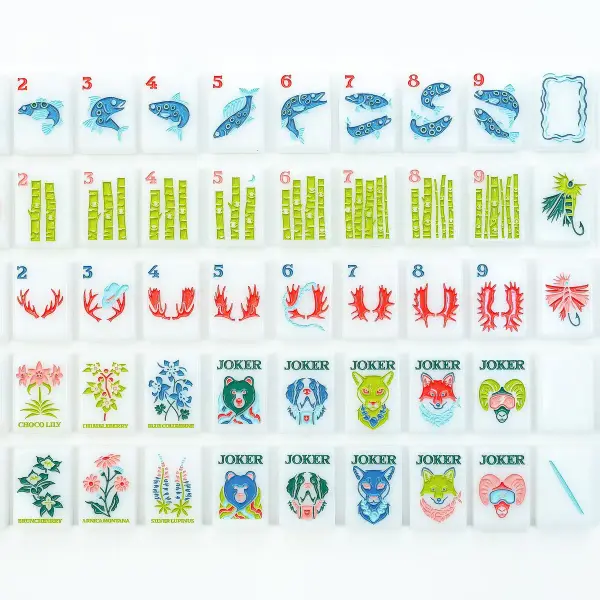 Big Sky Mahjong Tiles