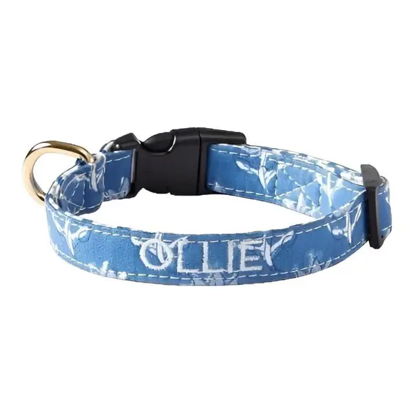 Block Print Dog Collar